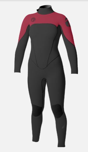 Women's MAX 2/2mm Back Zip Summer Full Wetsuit