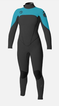 Women's MAX 2/2mm Back Zip Summer Full Wetsuit